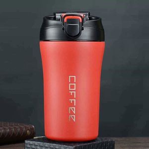 304 Stainless Steel <b>Coffee</b> Mug Portable Car Thermos Business Office Gift Dual-Drink Mug - Product Image 5