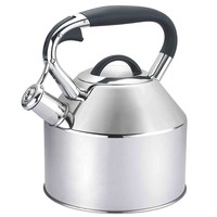 3.5 litres yourte forme alliage de zinc et nylon poignée à ouverture automatique cuisinière à induction et cuisinière à gaz utiliser une bouilloire sifflante en acier inoxydable