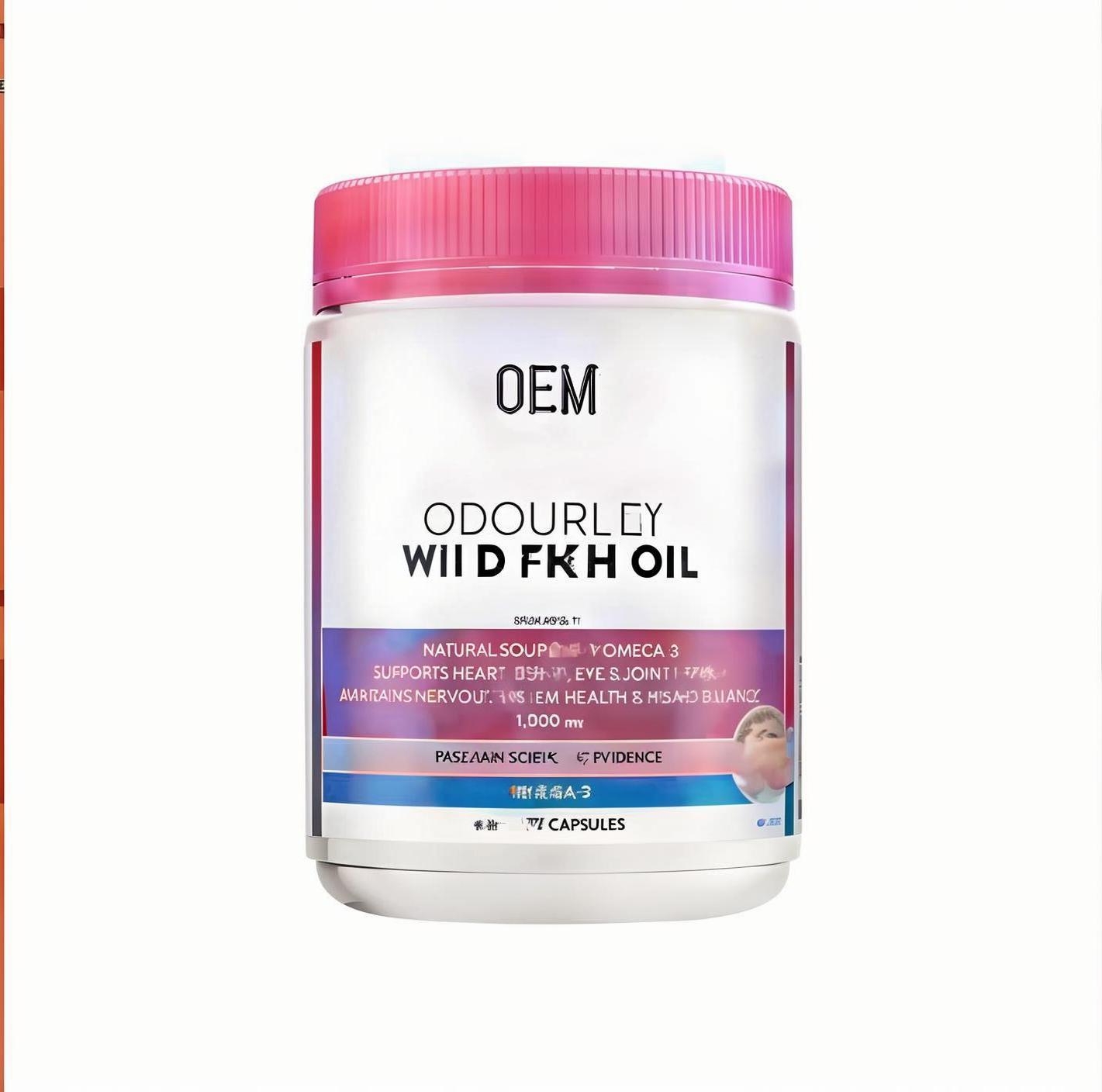 Omega3 Рыбий жир DHA EPA Softgels рыбий коллапс экстракт животных Здоровая пища