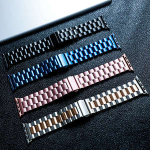Livraison directe pour Apple Watch série 6 5 4 3 2 Bracelet 40mm 44mm acier inoxydable adaptateur de Bracelet pour <span class=keywords><strong>iWatch6</strong></span> - Product Image 2