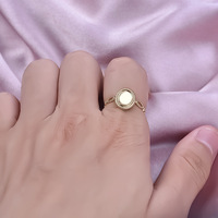 Vergoldete Edelstahl-Basis ringe Einstellungen DIY Blank Knuckle Rings für Frauen Schmuck Charms Never Fade Wholesale