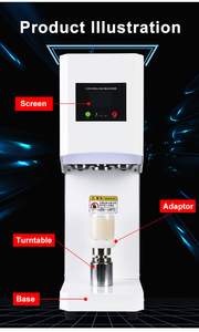 Tarro de bebida grande mquina <span class=keywords><strong>bolseadora</strong></span> sello fondo y contenedores laterales en máquina de sellado de latas para mascotas selladores de tazas de 16 oz - Product Image 4