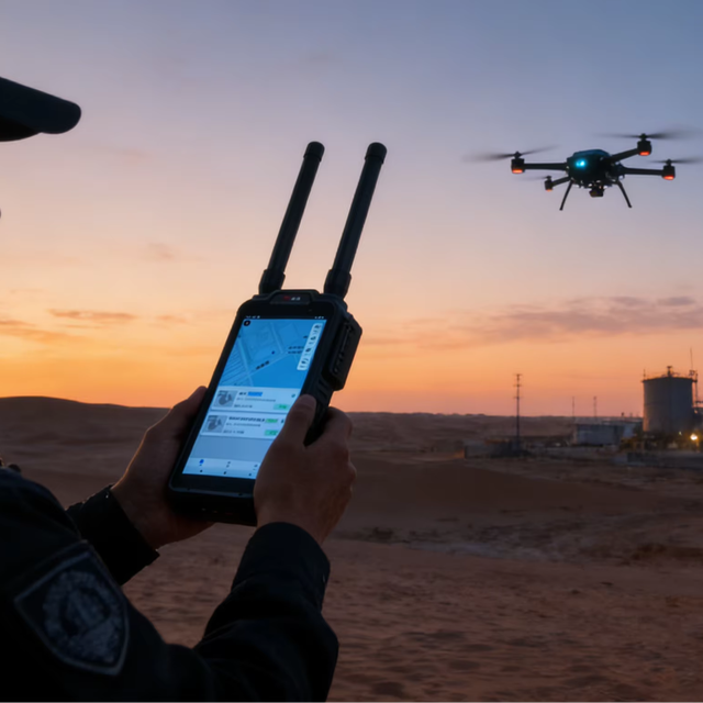 Long-Range Drone Detector with 3km Detection Radius and Audio Alarms