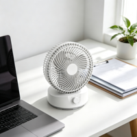 Ventilateur de bureau oscillant New Look 28W, flux d'air frais, réduction du bruit, fonctionnement facile, couleur personnalisée OEM, logo personnalisé, ventilateur électrique de bureau