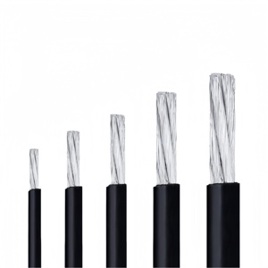 Kabel Mesin Las Konduktor Paduan Aluminium Berisolasi Karet Fleksibel 1/0 2/0 3/0 AWG Tegangan Rendah Seri Boqiang YH - Product Image 1