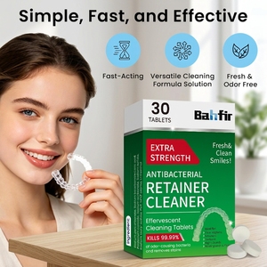 Comprimés Nettoyants pour Appareils Dentaires 30 unités – Comprimés Effervescents pour Aligners Transparents, Protège-dents, Prothèses Dentaires – Nettoyage en Profondeur Sans Résidus - Product Image 1