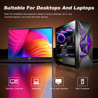 قرص صلب Walram M.2 SATA SSD بسعات 128 جيجابايت و256 جيجابايت و512 جيجابايت و1 تيرابايت، تقنية TLC 2280 NGFF للكمبيوتر الشخصي