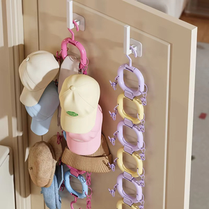 หมวกเบสบอล<span class=keywords><strong>ลิ้น</strong></span><span class=keywords><strong>เป็ด</strong></span>แบบแขวนติดผนังวัสดุ PP สำหรับหอพักแสดงหมวกสองชั้น - Product Image 4