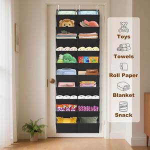 Organizador de Zapatos Personalizado para Colgar Sobre la Puerta, con 30 Bolsillos Transparentes, Almacenamiento de Zapatos Colgante para Armario, Estante de 10 Niveles para Zapatos - Product Image 5