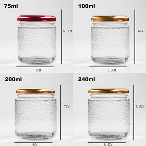 Envase de Vidrio <span class=keywords><strong>para</strong></span> Alimentos con Diseño de <span class=keywords><strong>Nido</strong></span> de Pájaro, Botella Transparente Vacía <span class=keywords><strong>para</strong></span> Miel, Mermelada, Encurtidos, Gelatina, Pudín, Alimentos Enlatados - Product Image 2