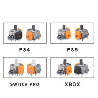 20-2 Piezas Sensor de Joystick Electromagnético Hall, Módulo de Joystick de Repuesto para Controlador de Juegos PS4/PS5/Switch Pro