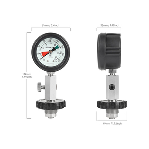Manomètre de pression de bouteille de plongée haute précision DIDEEP DIN - Product Image 6