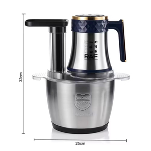 Robot culinaire 300W, machine à Fufu, bol en acier inoxydable 3L, 360 °   Mélangeur de mouvements amovible et lavable pour la préparation quotidienne en cuisine - Product Image 3