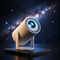 Projecteur Android 4K Mini LED LCD de poche JUNUO TURN1 200 ANSI à courte focale avec haut-parleurs intégrés 1+8 Go pour l'électronique grand public intelligente