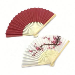 Éventail en bois de mariage Offre Spéciale en usine Éventail tenu dans la main d'impression de papier personnalisé Mariage - Product Image 5