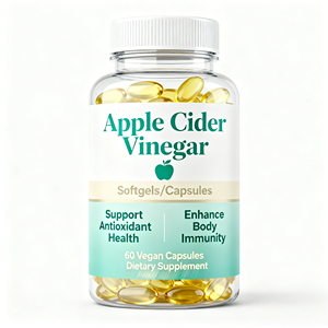 OEM Halal Biologische Appelazijn Softgels Capsules Natuurlijke Stofwisseling & Welzijn Ondersteunende Supplement Groothandel - Product Image 1