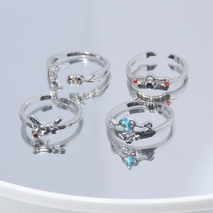Bungo Stray Dogs Impresión Anime Literario Adolescente Anillo Osamu Dazai <span class=keywords><strong>Anillos</strong></span> - Product Image 3