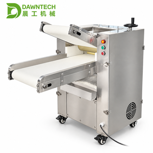 Machine automatique à presser et à étaler la pâte 300W en acier inoxydable pour la fabrication de nouilles, pizzas, pains, croissants, moulin à farine, boulangerie - Product Image 1