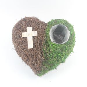 Jardinière en mousse faite à la main naturelle classique <span class=keywords><strong>Pot</strong></span> de fleur intérieur/extérieur écologique dernier modèle <span class=keywords><strong>Pot</strong></span> de <span class=keywords><strong>Cache</strong></span> pour la maison et le jardin - Product Image 4