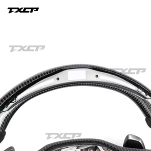 Volante in Vera Fibra di Carbonio LED con Alcantara per <span class=keywords><strong>Seat</strong></span> Leon Cupra MK3 Tavascan Terramar Formentor VZ Leon Ibiza Ateca <span class=keywords><strong>Arona</strong></span> - Product Image 2