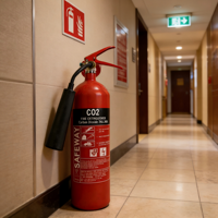 Extincteur portable au dioxyde de carbone CO2 de 7 kg certifié CE3C, vente directe du fabricant d'équipements incendie, Qimingstar SWCO-07