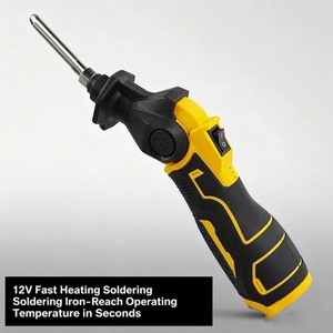 Soldador Eléctrico DEWALT de 30W con Calentamiento Rápido de 12V, Herramienta de Soldadura con Temperatura Ajustable, Compatible con Milwaukee y Makita - Product Image 2