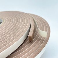 Tira de Sellado de Espuma de PVC Hermética de 3/16 Pulgadas de Espesor, Buena Compresión, Junta Adhesiva de una Sola Cara para Ahorro de Energía en Ventanas