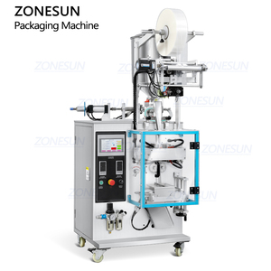 Zonesun ZS-FS240LS tự động mật ong sốt cà chua nước sốt dán nhỏ gói dọc hình thức điền niêm phong máy - Product Image 6