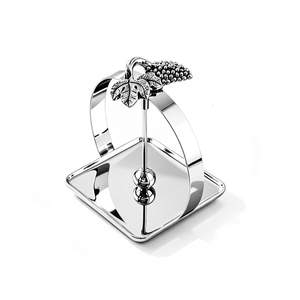 Boîte à mouchoirs carrée <span class=keywords><strong>en</strong></span> acier inoxydable de style europé<span class=keywords><strong>en</strong></span>, faite à la main, pour une décoration de bureau hautement esthétique, idéale pour les bars - Product Image 1