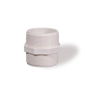 Plastic Pvc Male Hose Nipple Double Thread Pipe Nipple 1/2''-2''