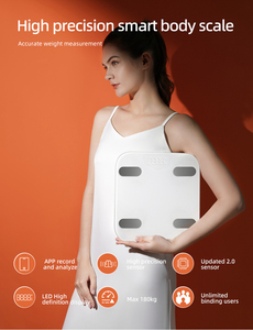 Único Digital Bluetooth Humano Personal Bmi Escala de grasa corporal Análisis de peso Fitness Gimnasio Hogar Balanzas inteligentes con aplicación - Product Image 6