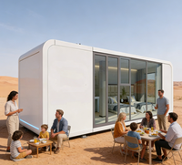 Maison Modulaire Préfabriquée Spacieuse et Tendance Type Cabine Apple pour Stand de Café, Centre d'Événements Extérieur - Vente en Gros