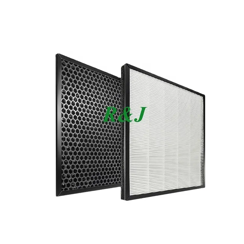 Özelleştirilmiş 330X280X30mm Panel petek aktif karbon 2-in-1 HEPA filtre