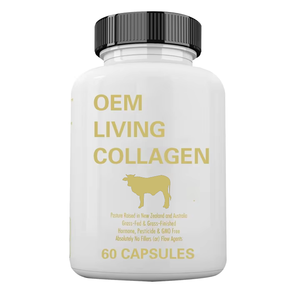 อาหารเสริมคอลลาเจนจากเนื้อวัวที่เลี้ยงจากหญ้าช่วยให้ผม<span class=keywords><strong>ดู</strong></span>อ่อนเยาว์เล็บผมแบบแคปซูล - Product Image 1