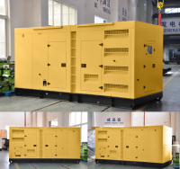 Générateur diesel 625 KVA alimenté par un moteur Hyundai, groupe électrogène diesel 500 KW pour applications industrielles, châssis ouvert Doosan