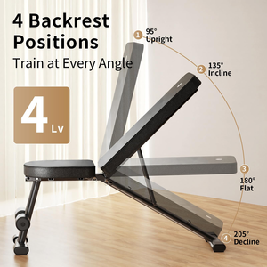 Banc de musculation réglable pour la maison, banc d'entraînement pliable et stable pour haltères et entraînement de force <span class=keywords><strong>du</strong></span> <span class=keywords><strong>corps</strong></span> entier - Product Image 3