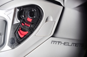 Casque modulaire intégral unisexe MTHELMETS, homologué CE/ABS, ventilé, pour toutes les saisons, course, cruising, moto, à libération rapide - Product Image 6