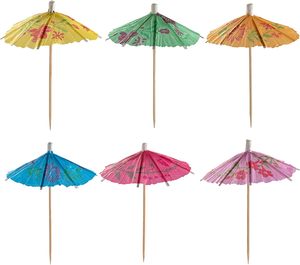Mano fatta <span class=keywords><strong>a</strong></span> mano di carta porta ombrelli mini bevande ombrelli stuzzicadenti per cocktail ombrelli usa e getta - Product Image 1