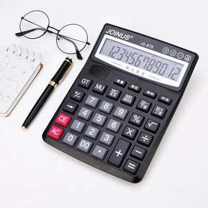 เครื่องคิดเลขขนาดใหญ่ Joinus Js-876 12 หลัก พร้อมเสียงพูด ใช้สำหรับงานทางการเงิน เหมาะเป็นของขวัญ - Product Image 3