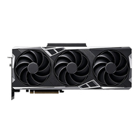 Carte graphique RTX 4090 24 Go GDDR6X Triple Fan RGB Gaming Edition Overclock Ray Tracing IA Deep Learning Haute Performance pour PC de Bureau PCI Express