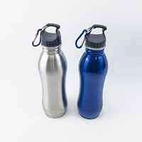 Bouteille isotherme de bureau en acier inoxydable 304 de qualité alimentaire, forme de gourde, avec logo personnalisé, 750 ml