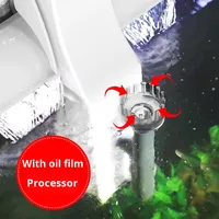 Filtre mural cascade Sensen 3-en-1 pour petit aquarium – Équipement de filtration et pompe de circulation silencieuse