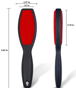 Spazzola per rimuovere lanugine magiche 3 pezzi spazzola per lanugine reversibile spazzola per peli di animali domestici rossa spazzola per lanugine riutilizzabile pelliccia di cane o gatto - Product Image 6