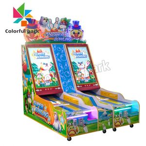 Children's Electronic Amusement Park Coin Operated In-Play Game Lottery Machine 2 Player Children's <b>Bowling</b> - Product Image 2