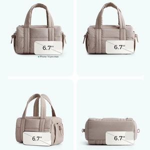 <span class=keywords><strong>Borsa</strong></span> Tote Trapuntata di Alta Qualità, Leggera e Impermeabile, con <span class=keywords><strong>Scomparti</strong></span>, per il Pendolarismo Quotidiano Femminile - Product Image 3