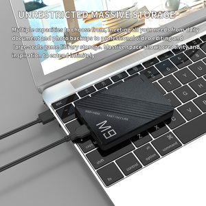 ฮาร์ดดิสก์พกพาภายนอกใหม่ 1TB วัสดุ ABS แบบสองชั้น สำหรับใช้งานกับเดสก์ท็อป/แล็ปท็อป อินเทอร์เฟซ Mini USB ความเร็ว 1000Mbps มีสินค้าในสต็อก - Product Image 4
