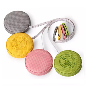 Nastro di misurazione logo goffratura retrattile con Logo con Design logo personalizzato in pelle sintetica all'ingrosso - Product Image 1