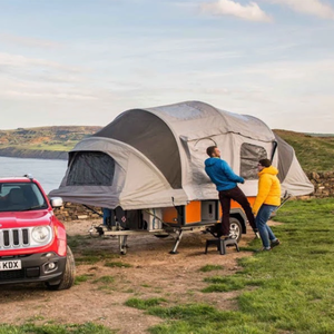 Camper Lều tốt nhất Trọng lượng nhẹ <span class=keywords><strong>Pop</strong></span> <span class=keywords><strong>Up</strong></span> gấp TPU nhiều lớp Inflatable Camper vải Trailer lều (Trailer không bao gồm) - Product Image 4