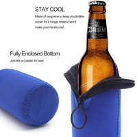 Refroidisseur de bière en néoprène de 330ml avec logo personnalisé porte-bouteille de boisson refroidisseurs de vin gardent les boissons froides plus longtemps