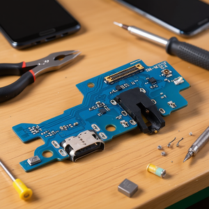 Cable flexible para puerto de carga Samsung Galaxy M31 2020 M315F con micrófono y placa de audio, pieza de repuesto - Product Image 3